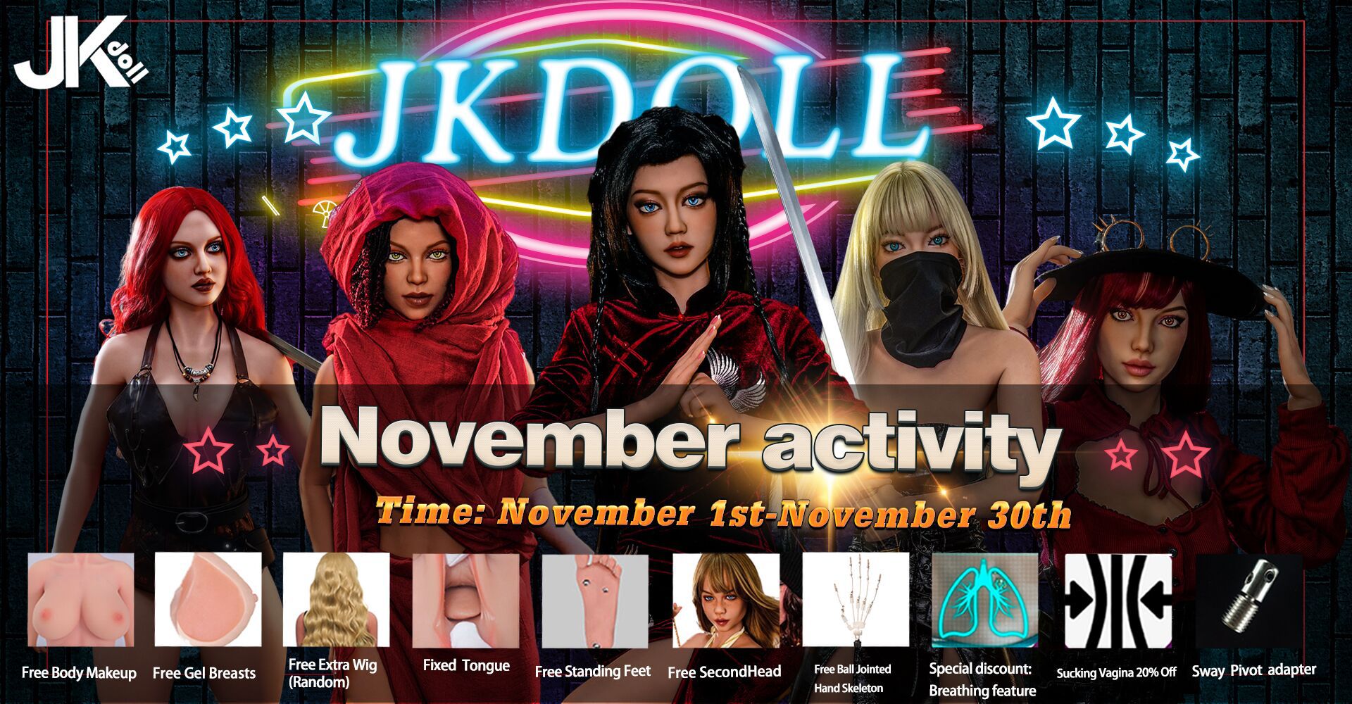 JK Doll November Promotion